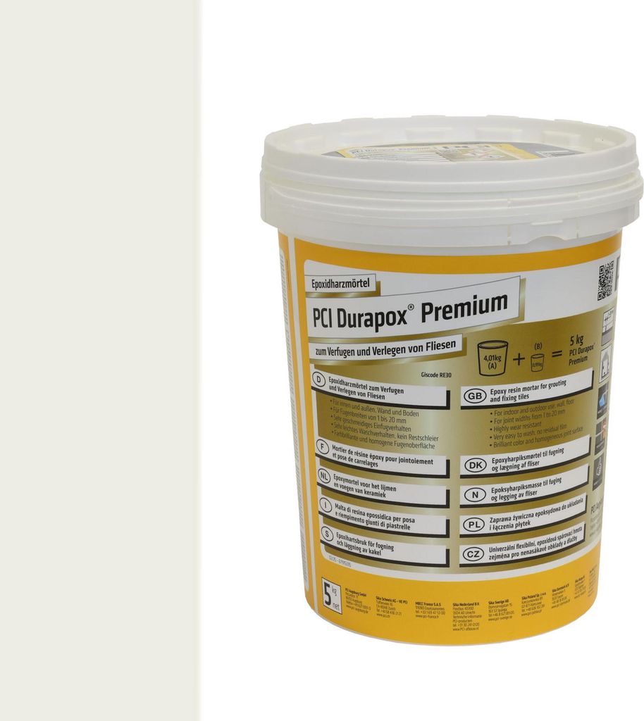 PCI Durapox Premium Nr. 23 Lichtgrau 5 kg Eimer Obrázok produktu 