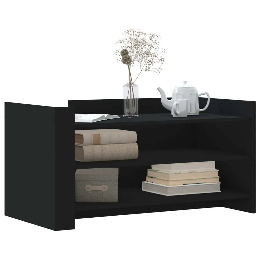 Maison Exclusive Tavolino Soggiorno Nero 100x50x50 | Robusto Legno - 3