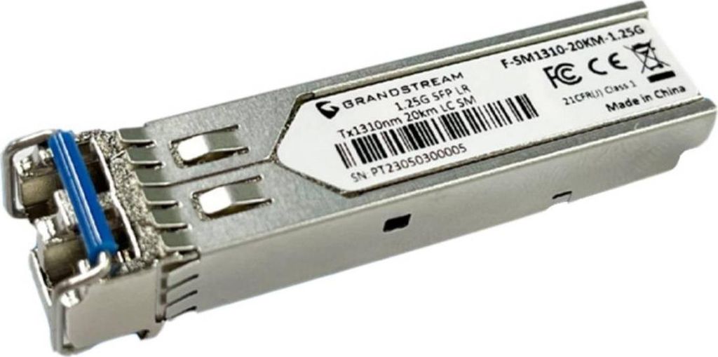 Grandstream SFP Fiber modul, single mod, 20km, 1.25Gbps