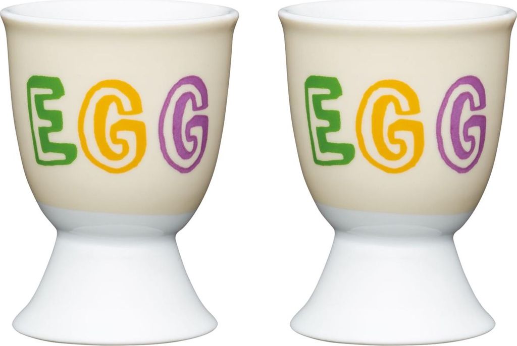 Eierbecher Porzellan 2er Set EGG neuetischkultur Produktbild 