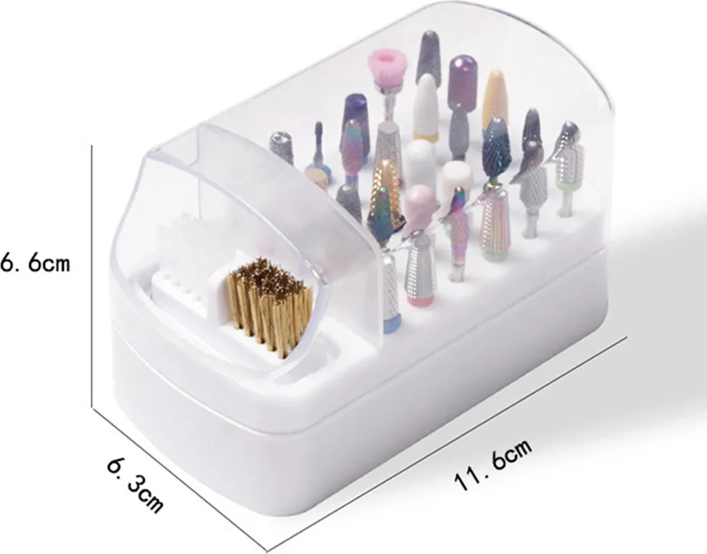 Espositore Smalti Professionale 2 in 1 | Organizzatore e Pulizia Unghie - 5