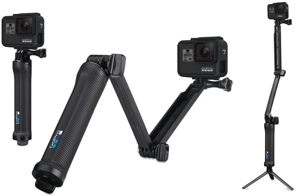 Trépied stable et bras anti-vibration GoPro 3-Way pour vidéo