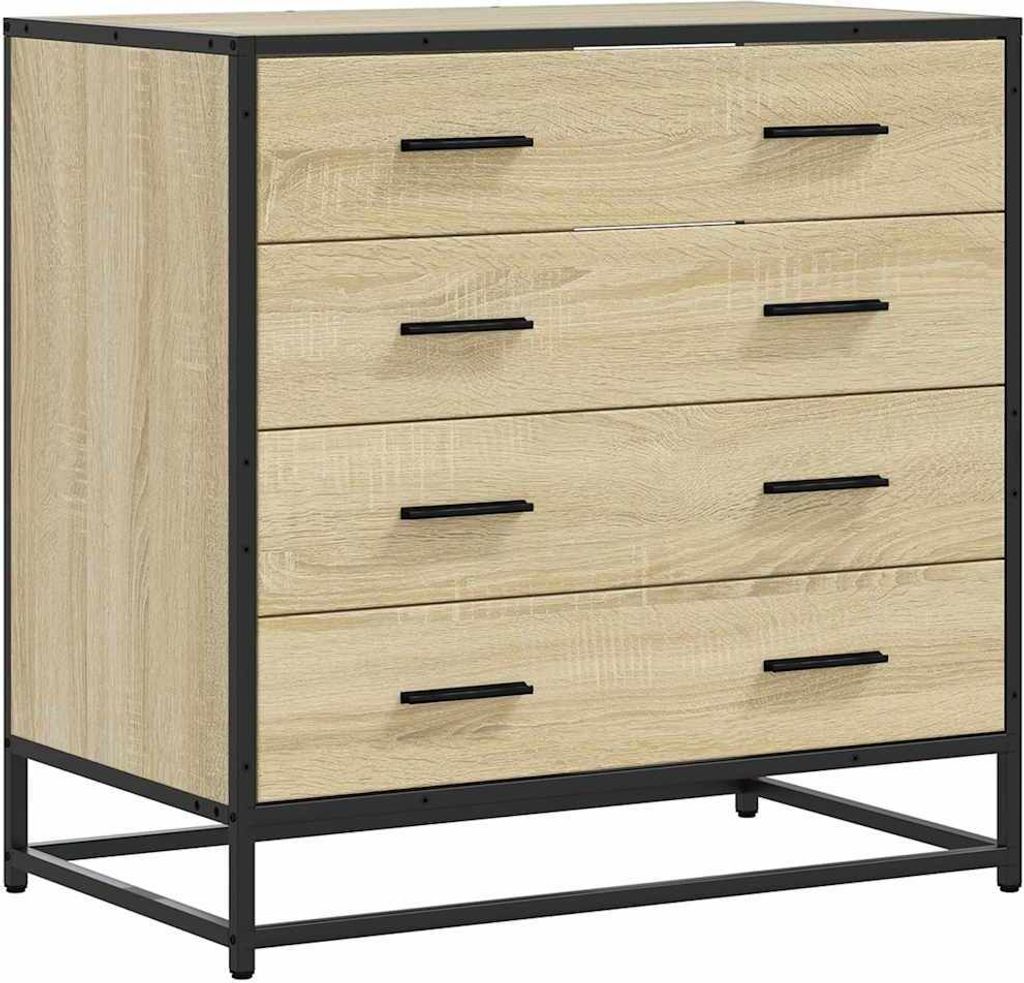 Schubladenschrank Sonoma-Eiche 70x41x70 cm Holzwerkstoff