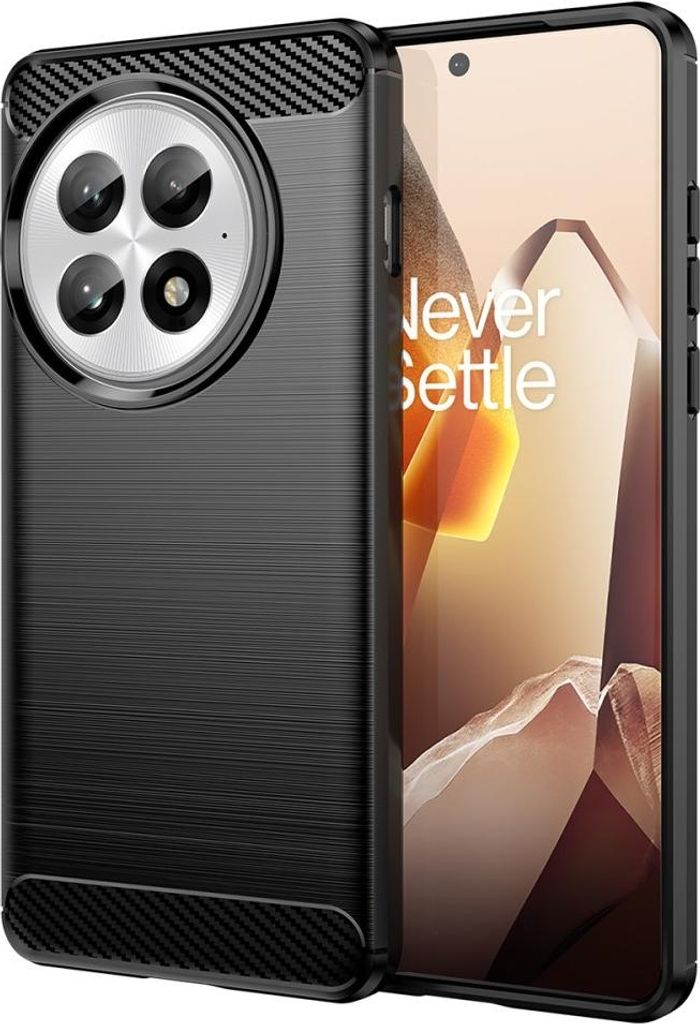 OnePlus 13 Hülle - Coverup Armor Brushed TPU Back Cover - Schwarz