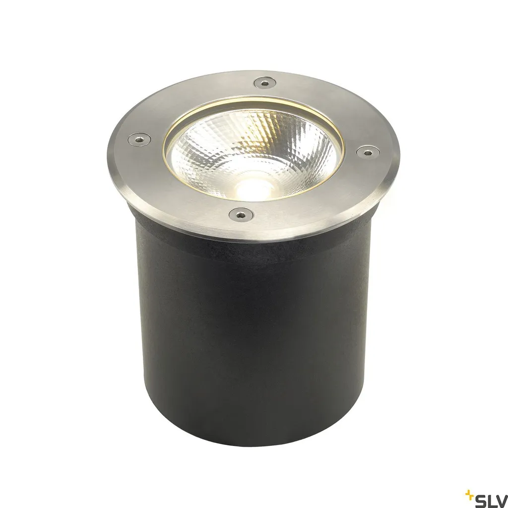 Éclairage de terrasse LED sol encastré Inox IP67 pour balisage allée