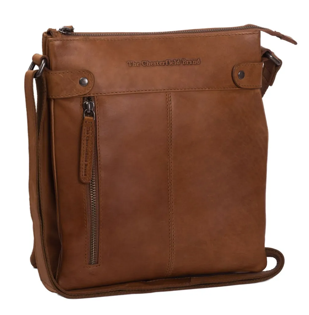 Mia Shoulderbag The Chesterfield Brand: La Borsa Laptop in Pelle Cognac