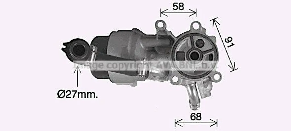 Échangeur d'huile pour entretien moteur C4 C5 307 407 et utilitaire Jumpy