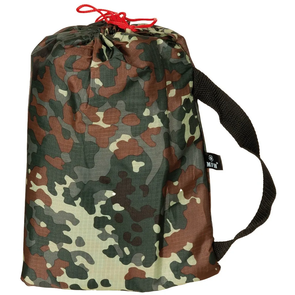 Tarp de Survie Multi-usage MFH Extrem avec Camouflage de Taille 3x3 m
