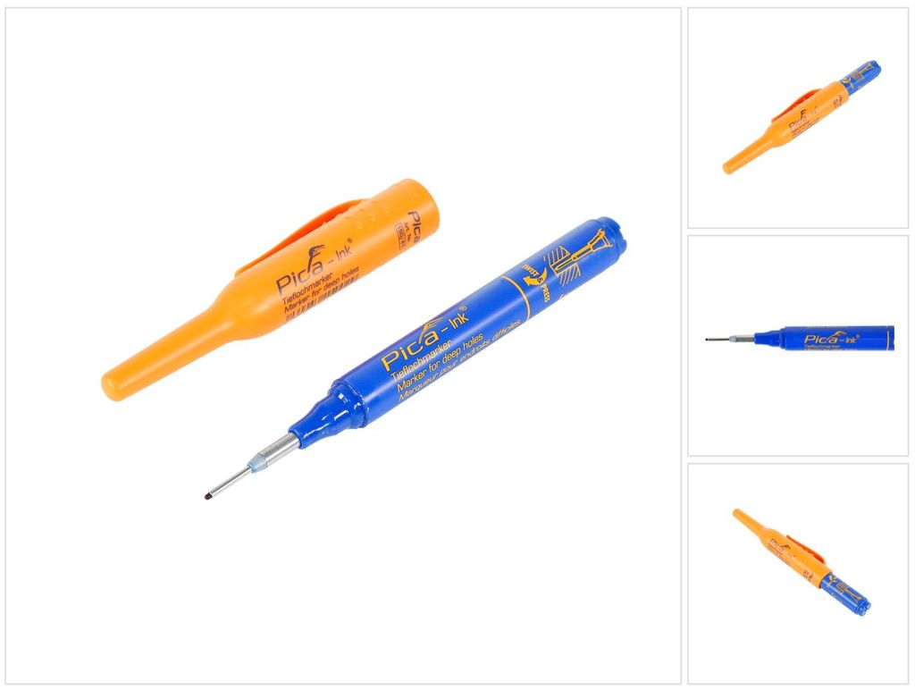 Pica-Marker Pica-Ink, 10 Stück(e), Blau, Fibre tip, Blau, Produktbild 