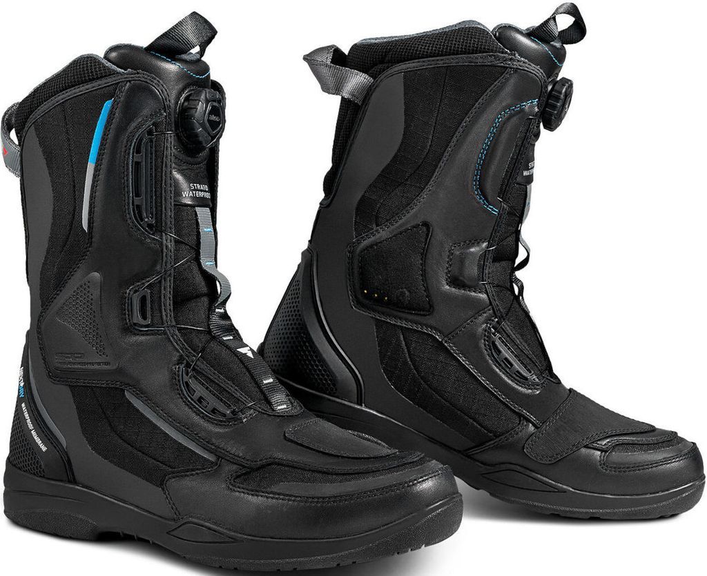SHIMA Strato wasserdichte Damen Motorrad Stiefel, schwarz, 41