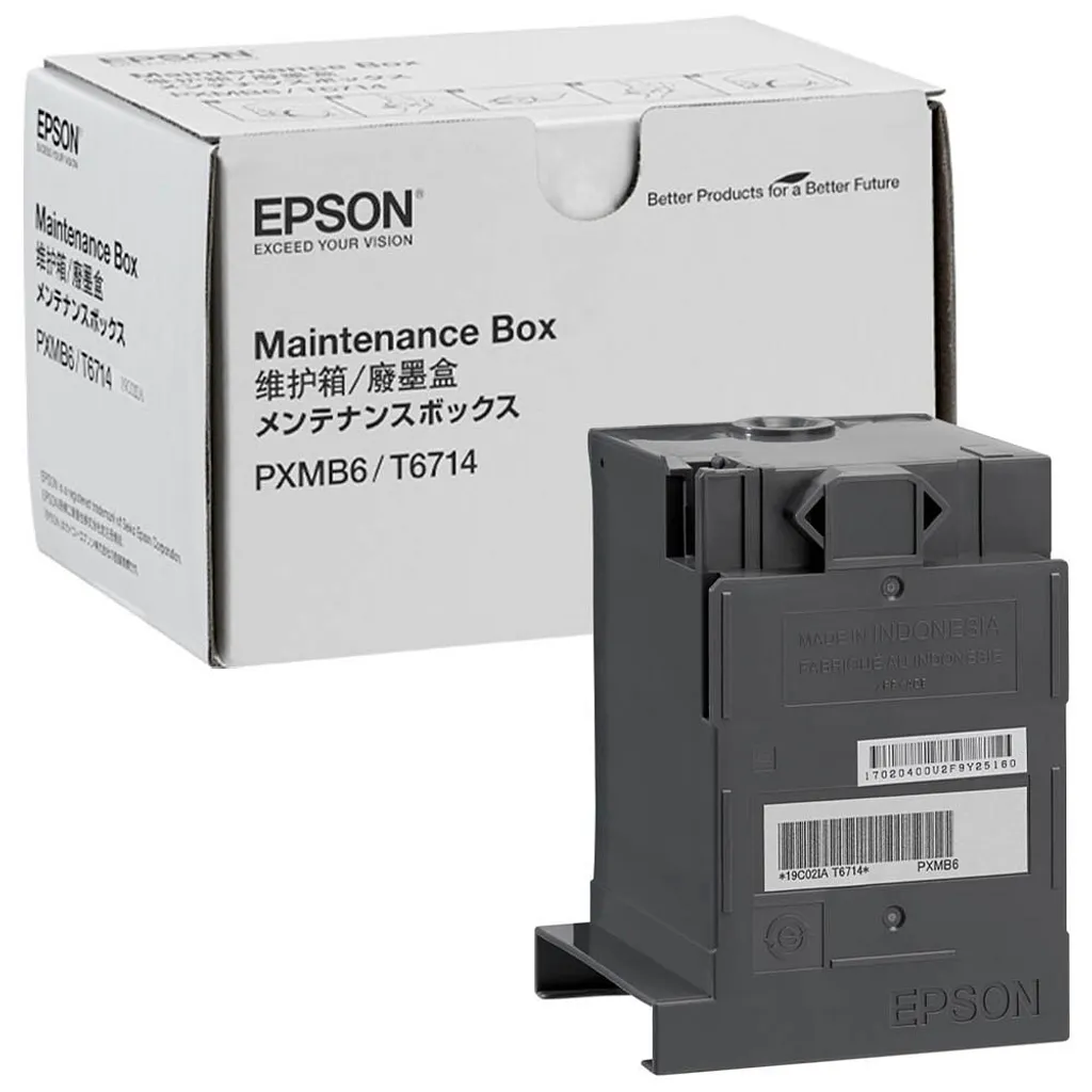Boîtier T671400 EPSON : Corrigez l'Erreur de Tampon d'Encre Plein