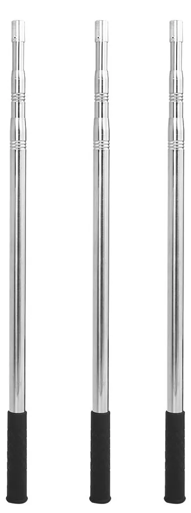 Tige de harpon 8mm en acier inoxydable 3 sections de 1,5m de long