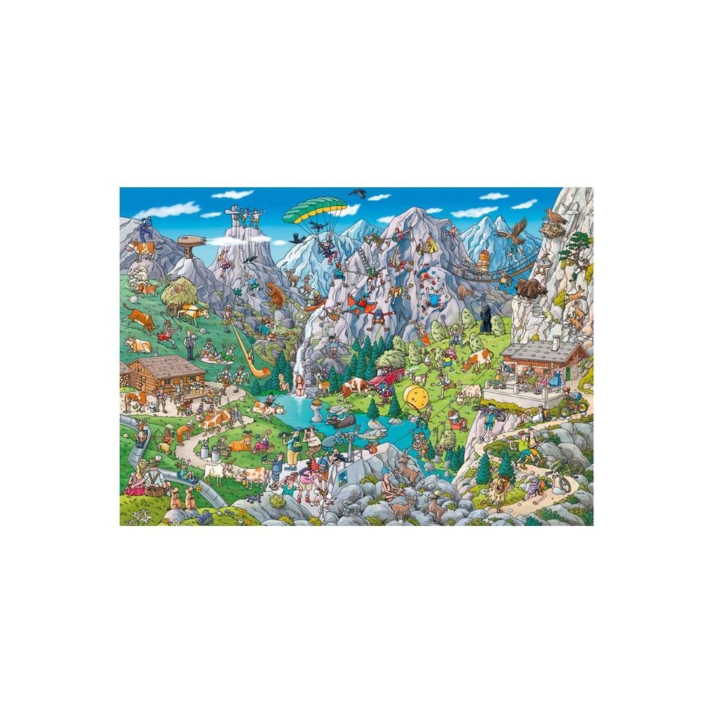 HEYE Puzzle Alpenspaß 1000 dílků Obrázek produktu 