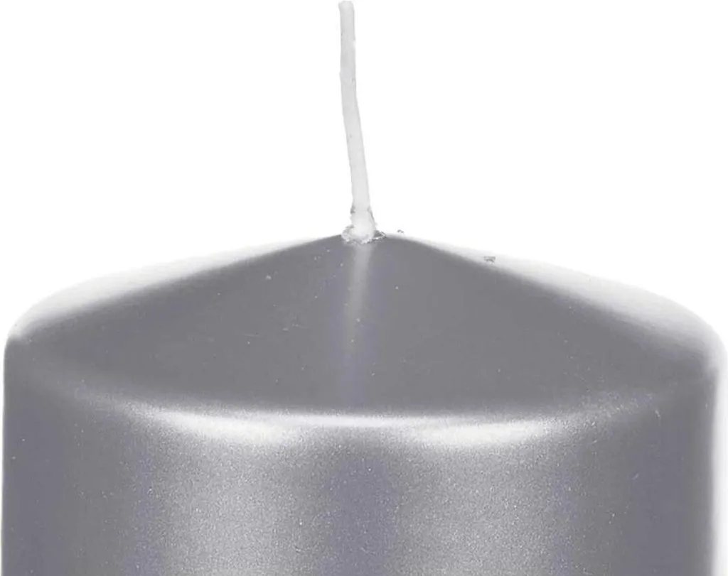 Bougies Argentées pour Centre de Table Mariage et Fêtes - Pack de 12