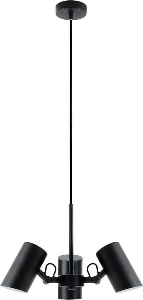 Kanlux AGZAR Hängeleuchte Schwarz 3-flammig, E14 max. 5W, Dimmbar, Metall