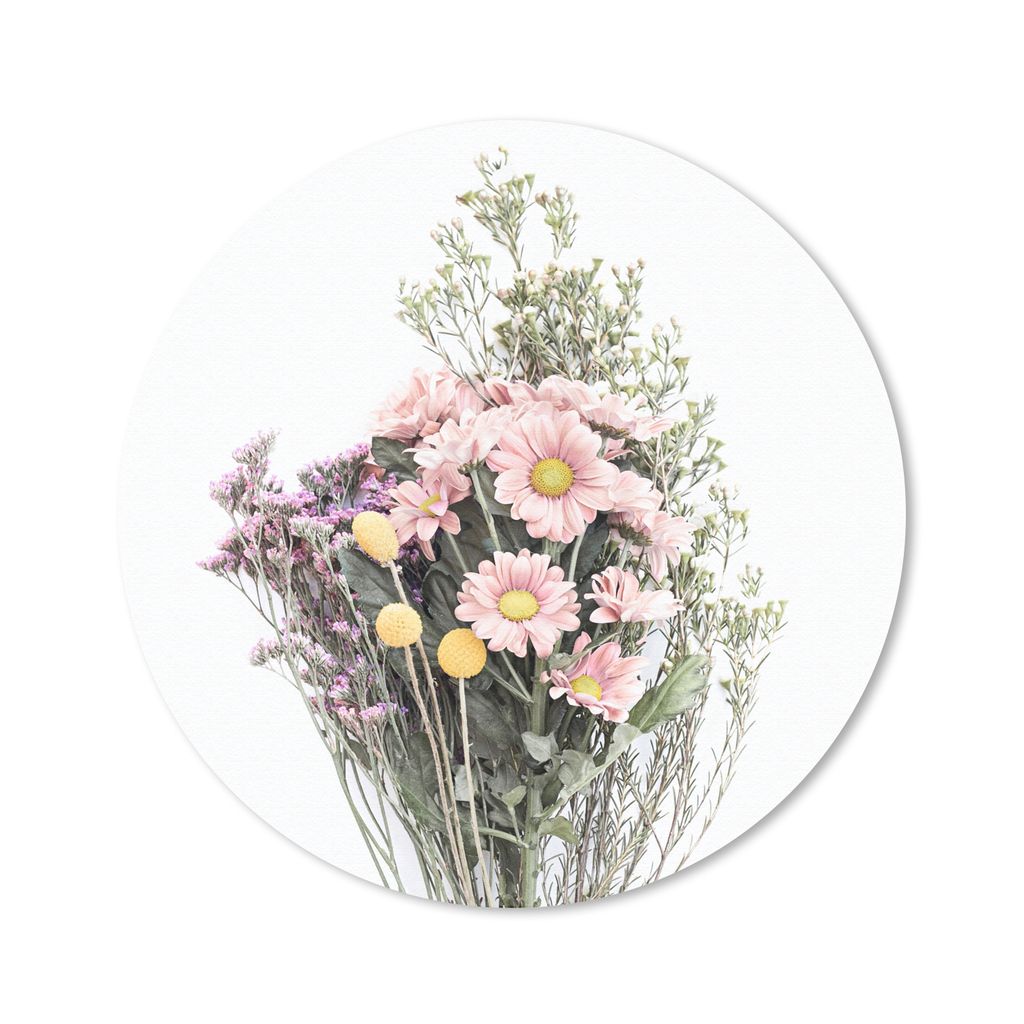 MuchoWow Mauspad Mousepad Blumen - Strauß - Natur - Pflanzen - Frühling 40x40 cm - Mousepads - Maus Mat - Pad - Mausunterlage - Schreibtisch Ac...