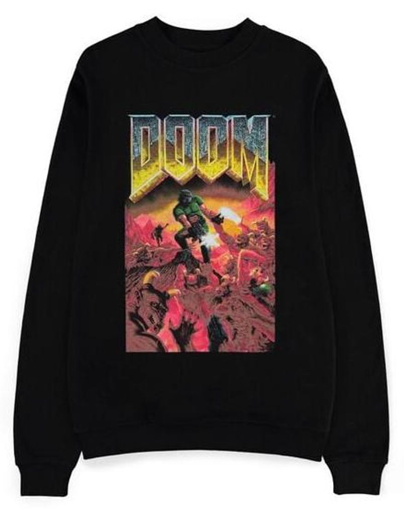 Doom Sweatshirt Herren Classic Boxart schwarz L