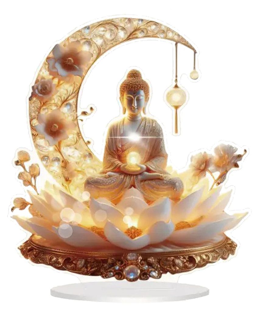 Weihnachtliche Krippenszene, Acryl-Tischaufsteller, 2D-flaches Schreibtisch-Ornament für christliche Heimdekoration