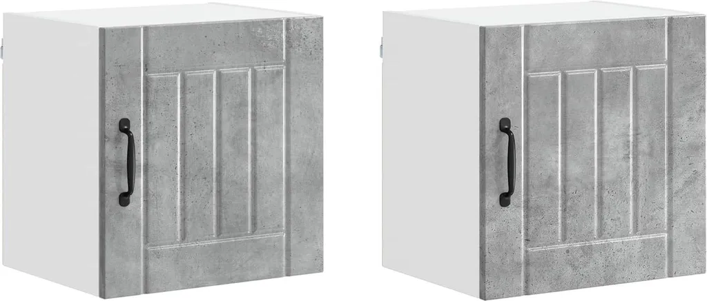 Mobili Cucina SYFAX Lucca 2 Pz 40x31x40 cm Grigio Cemento Scontati
