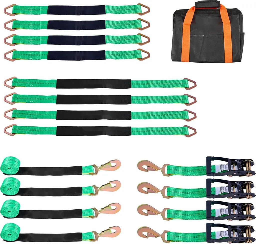 Sangle d'arrimage pour pneu de remorque - Fixation Moto et SUV 2,44m