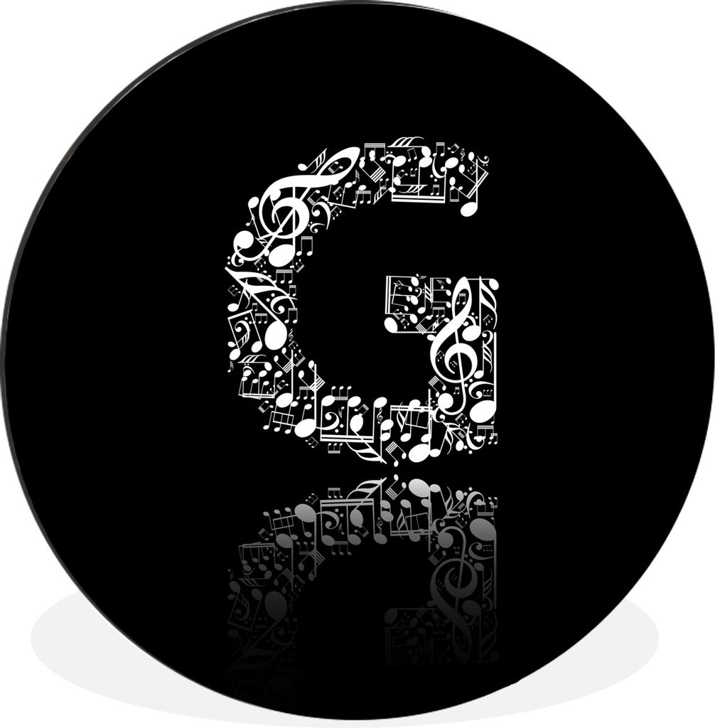 MuchoWow - Mauerkreis - Wandbilder - Runde Bild - Bild aus Aluminium - Schlafzimmer - Wohnzimmerdekoration - Wand Dekoration