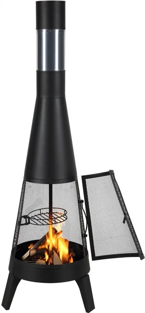 Poêle aztèque extérieur à grande capacité thermique - Dimensions XL - 11