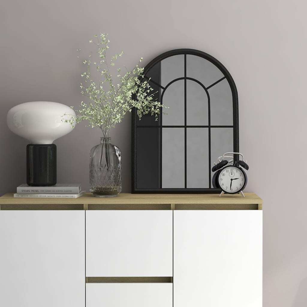 "Spring Sale"Spiegel - modernes Design - Schwarz 60x45cm Eisen für den Innenbereich Promotion637383 - Wandspiegel