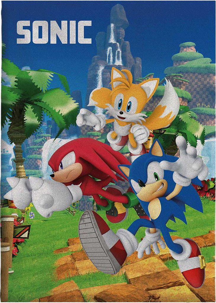 Sonic Sonic the Hedgehog Fleecedecke 100x140cm Speedy