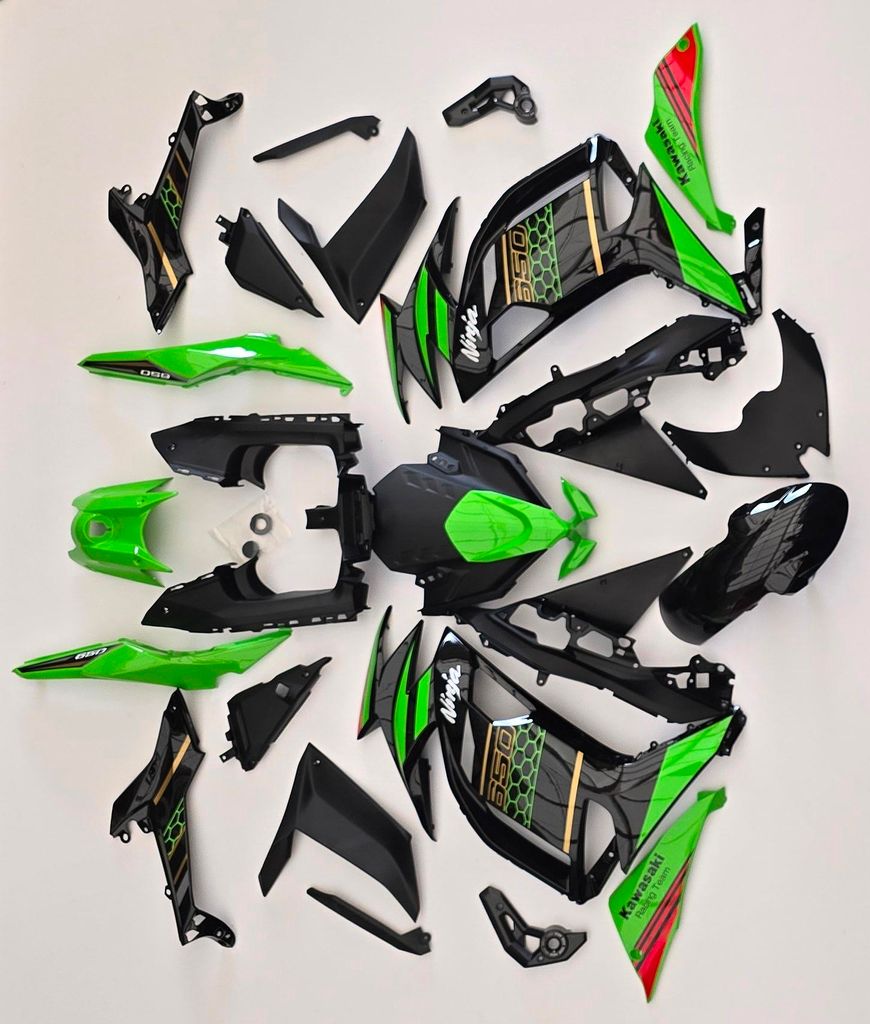 TopX Kawasaki Ninja 650 20+ Verkleidungssatz Kotflügeldach Seitensatz