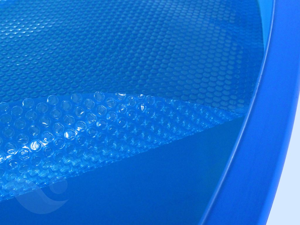 Solarabdeckplane blau rund 4,00 m 300 mμ