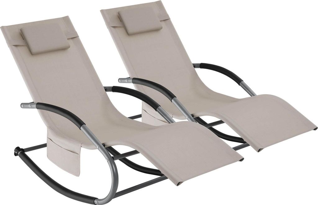 Chaise longue TAYA ergonomique avec fonction de balancement Image du produit 