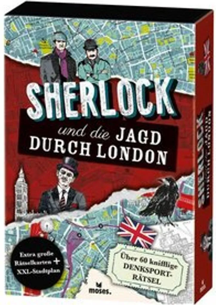 Sherlock und die Jagd durch London : Idée Cadeau pour Fans d'Enquêtes Policières