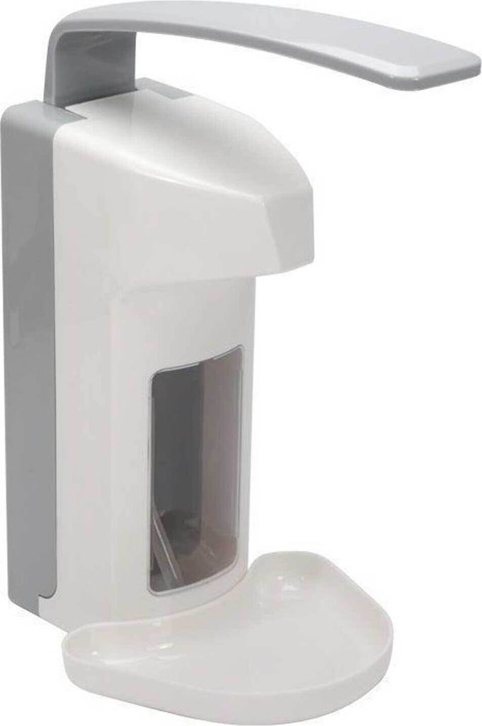 Wandspender 30 cm x 15 cm x 21 cm weiss "Kunststoff" 500 ml mit Tropfschale