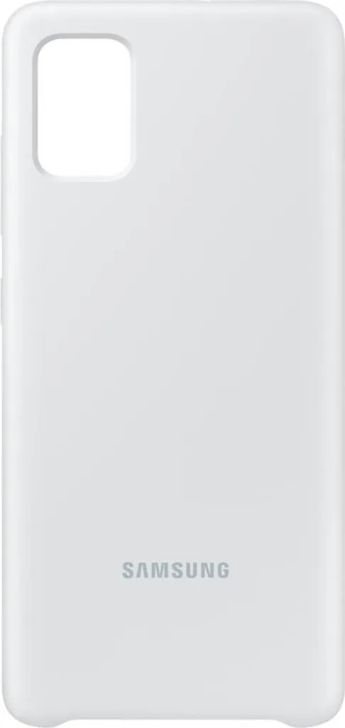 Samsung EF-PA515TWEGEU Coque Galaxy A51 Silicone Blanc d'Origine 6.5"