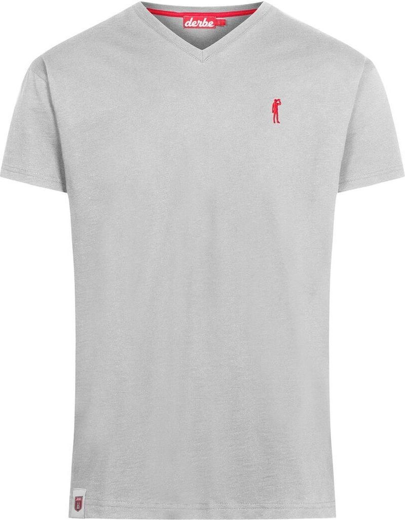 DERBE HAMBURG M-04-TSFL BASIC KIPPES Herren T-Shirt V-Neck