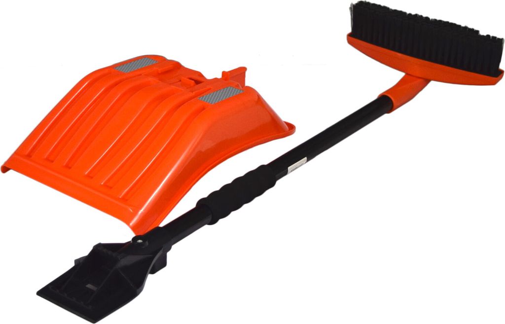 Agora-Tec KFZ Winter - Reinigungs-Set, 3tlg. (Schneeschaufel, Schneefeger und Eiskratzer)