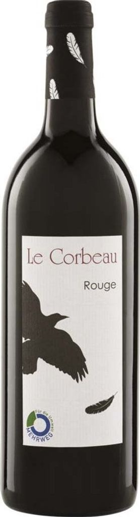 Le Corbeau - rouge Vin de Pays 13,2% Vol 1L Produktbild 
