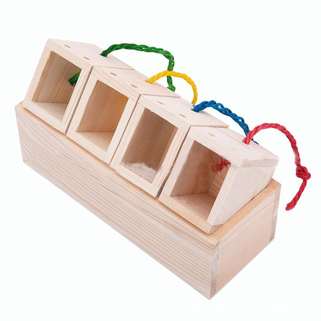 Heikoeco® Papageienspielzeug Vogelbedarf Puzzle Produktbild 