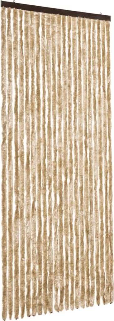 vidaXL Insektenschutz-Vorhang Beige 90x200 cm Chenille