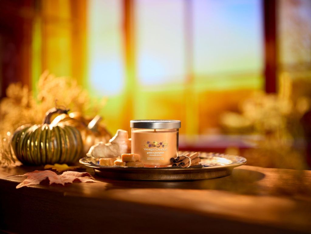 Yankee Candle Golden Pumpkin Signature Becher, 122 g