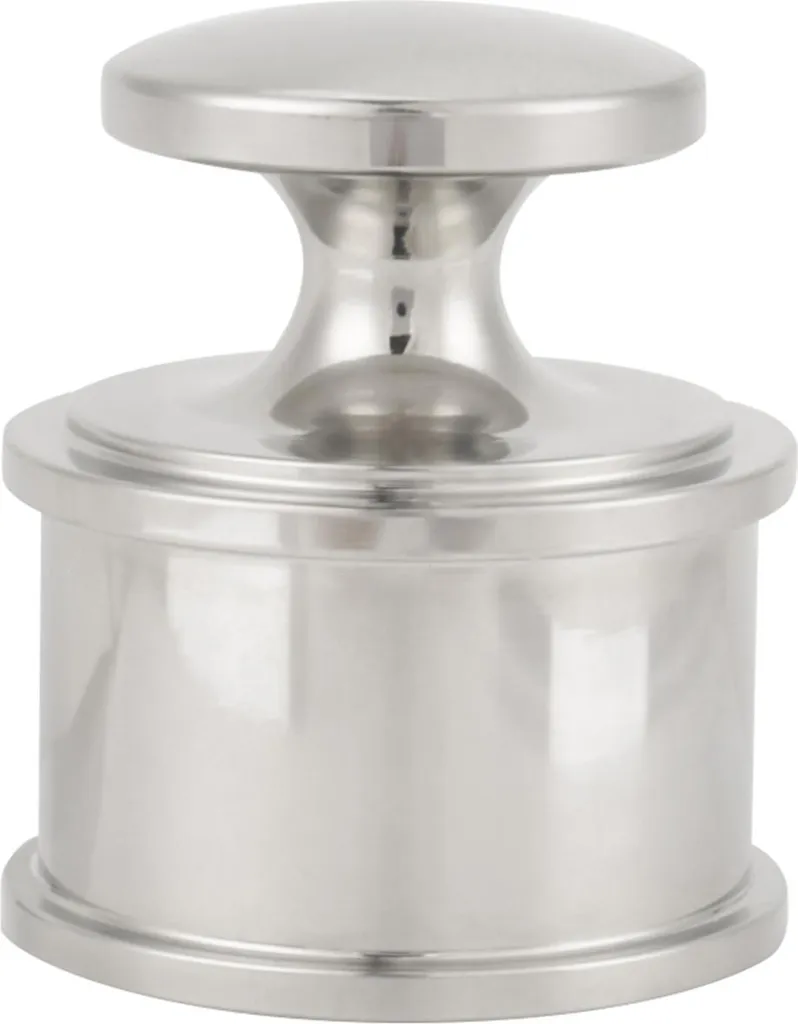 Poids de fixation en acier inoxydable pour cuir argenté 500g