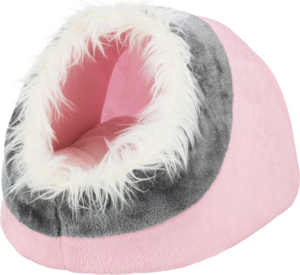 TRIXIE Höhle Minou - rosa/grau - 35 × 26 × 41 cm