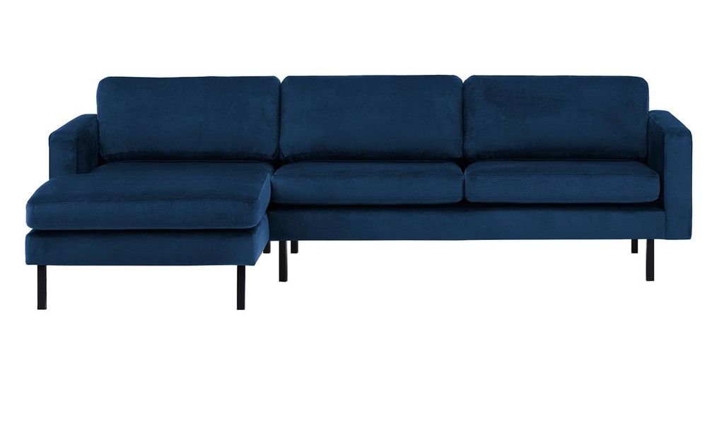 SLF24 - Linksseitiges Ecksofa Lioni - dunkelblau - Kronos 9
