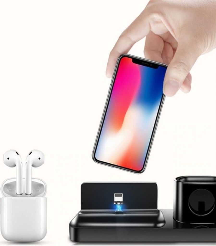 Strap-it Apple Watch Ladestation 3 in 1