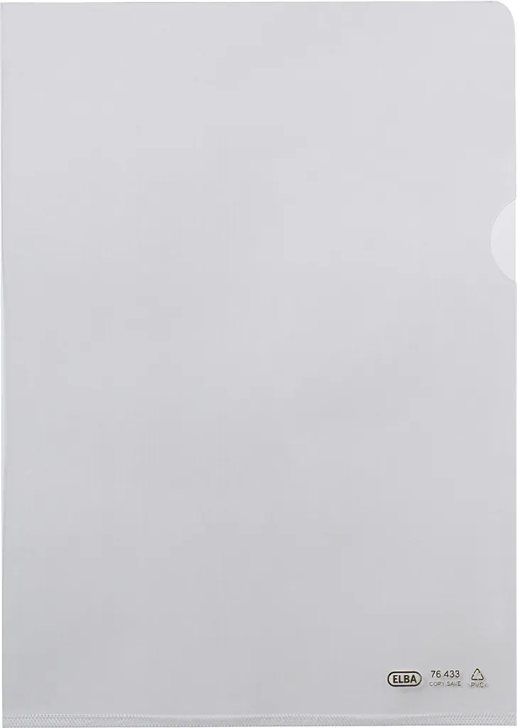 Pochette de Protection A4 en PVC Cristal Épais pour Classement
