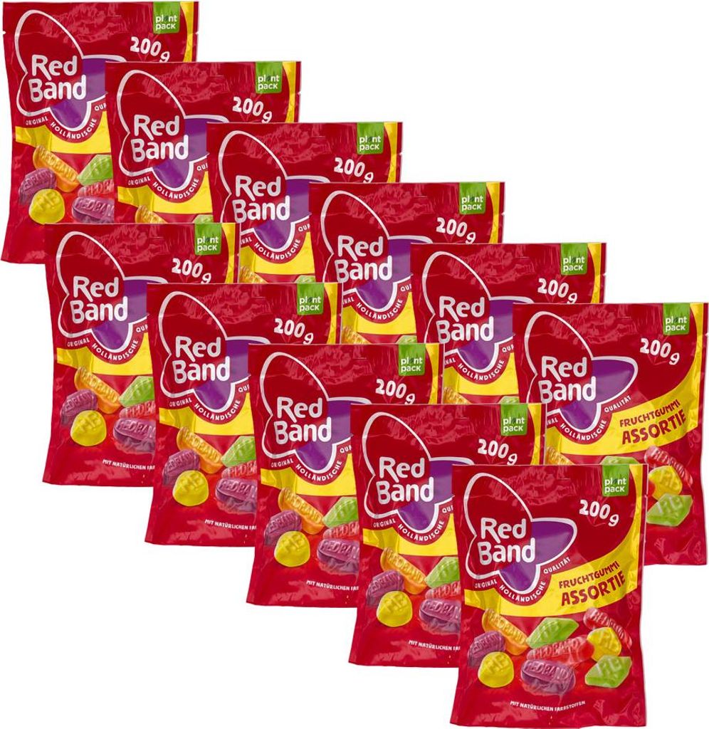 Red Band Fruchtgummi Assortier 11x 200g Beutel Produktbild 