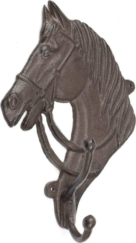 2 Ganci A Muro In Ghisa A Testa Di Elefante, Anticati, Marrone Scuro, Robusti E Decorativi, Per Appendere Asciugamani, Cappotti, Borse, Vestiti
