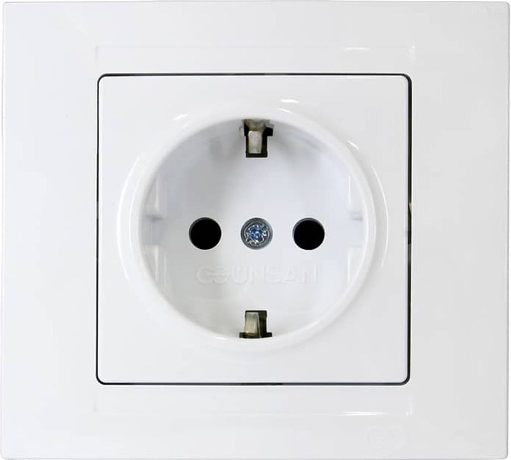 Gunsan Moderna Steckdose Unterputz Weiss Produktbild 