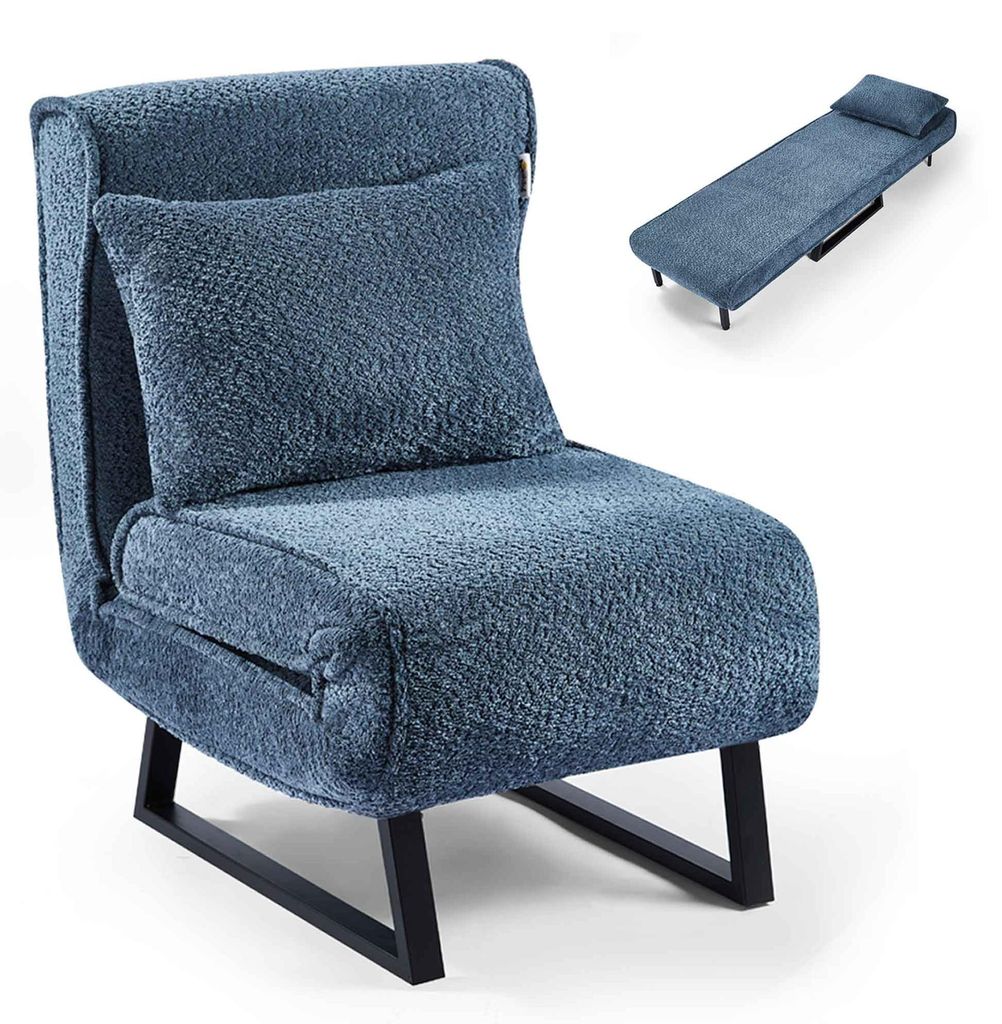 Fotel Makika sofa rozkładana Lea - Boucle w kolorze Zdjęcie produktu 