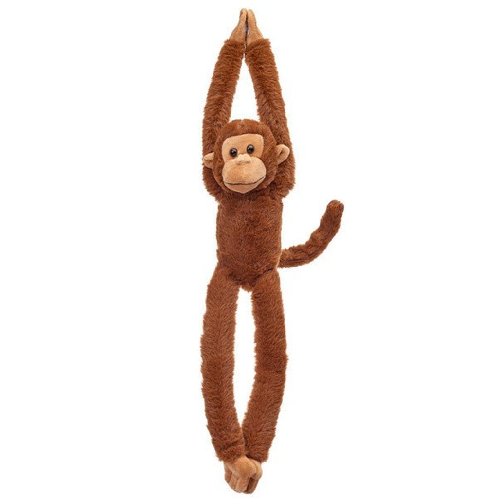 Mascotte de singe suspendue marron 40 cm Peluches
